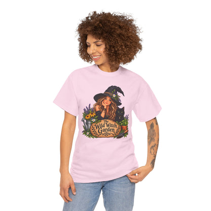 The Wild Witch Garden Halloween Cotton T-Shirt