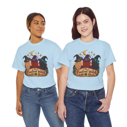 The Practical Witch Sisters Halloween Cotton T-Shirt