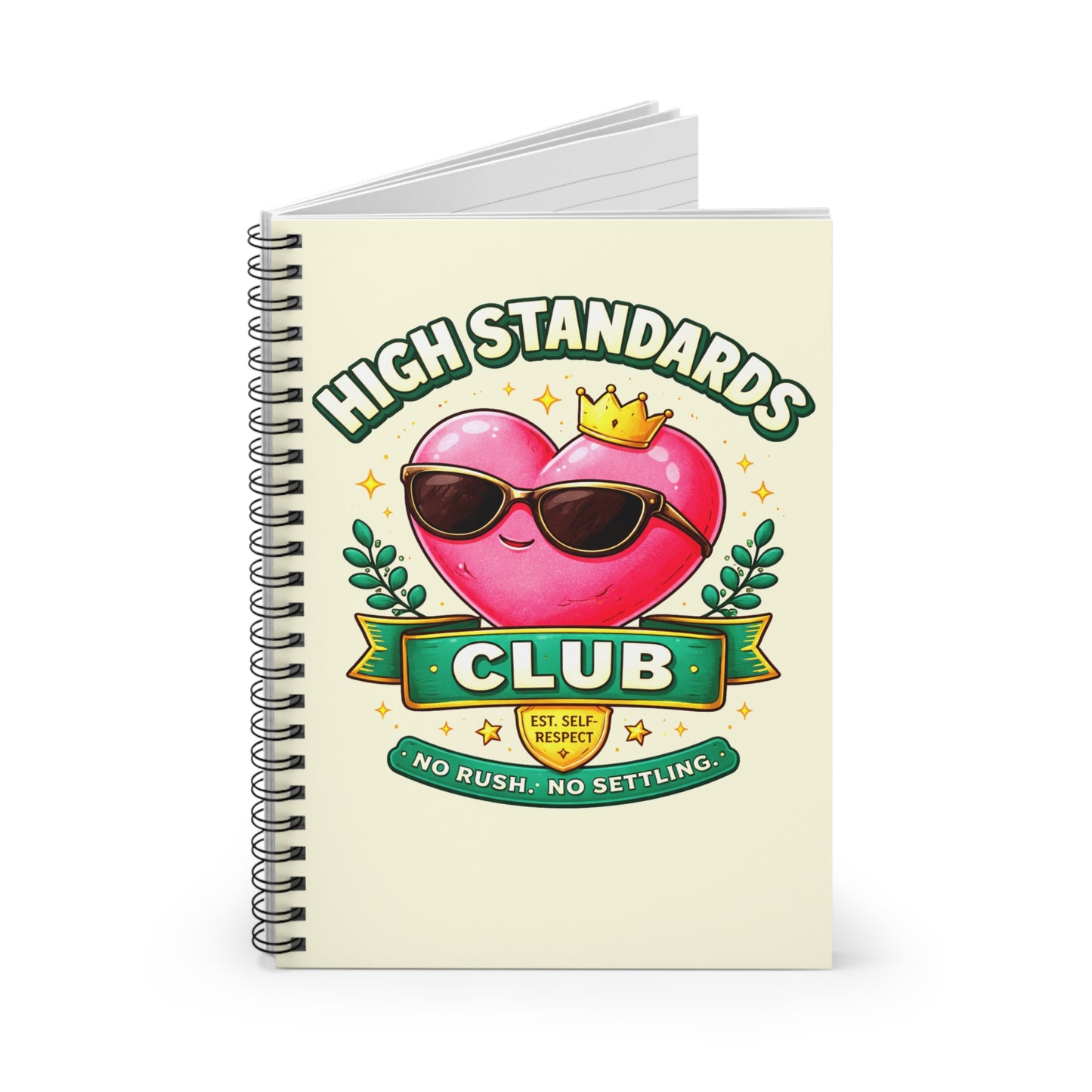 High Standard Adult Singles Spiral Journal