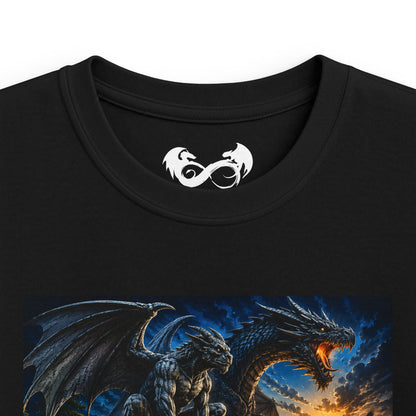 Kids Dragon Gargoyle Tee — "Dragoyle" Fantasy Graphic Shirt