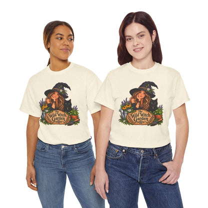 The Wild Witch Garden Halloween Cotton T-Shirt