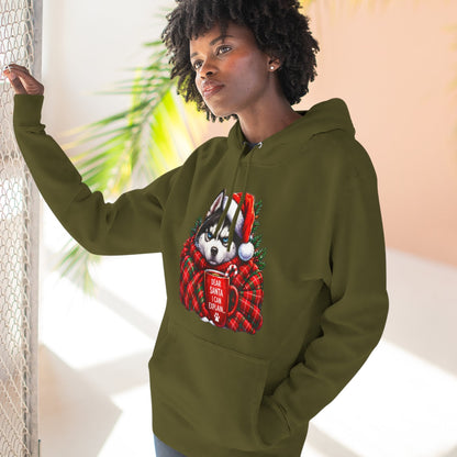 Santa I Can Explain Christmas Dog Thick Pullover Hoodie
