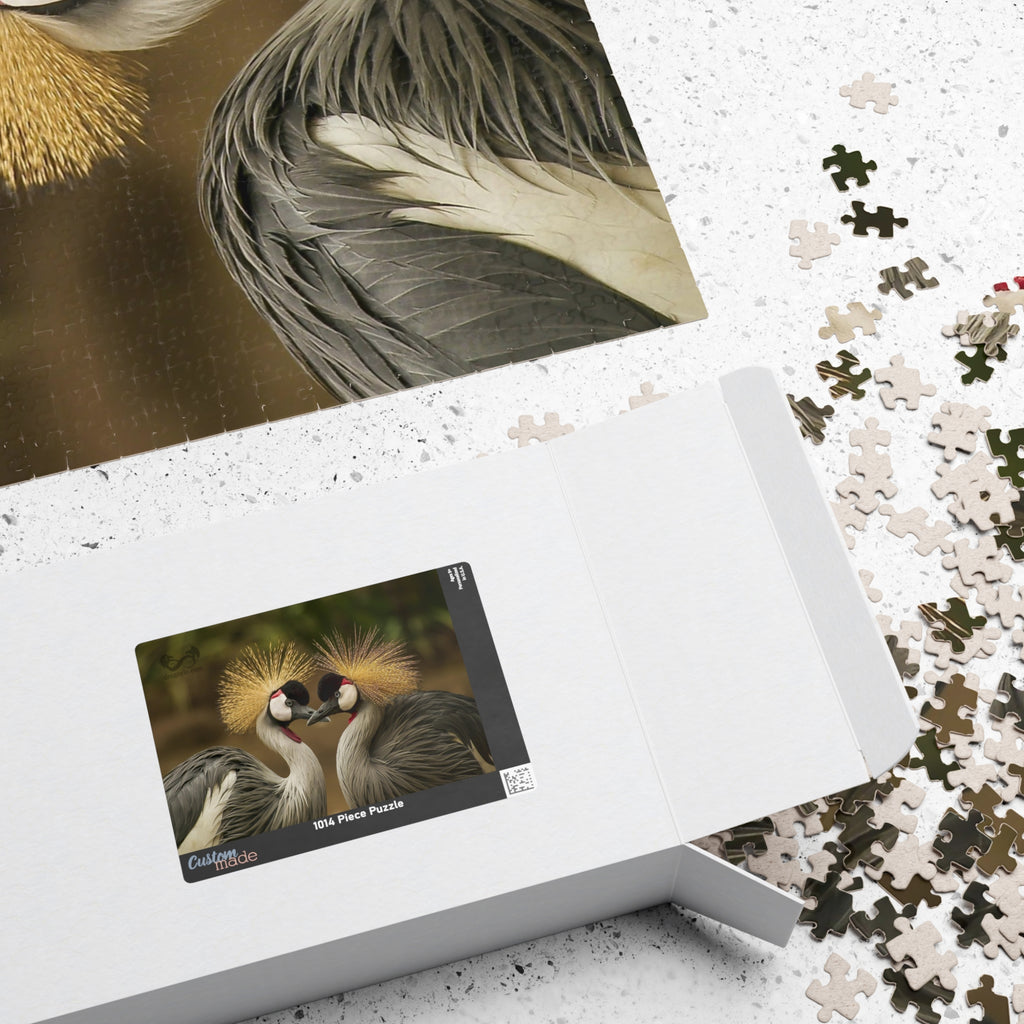 Discover the beauty of East Africa with our Crowned Crane Puzzle! Featuring 110 to 1014 pieces, this puzzle showcases the stunning East African Crowned Crane in all its glory. Piece by piece, you'll be amazed by the intricate details and vibrant colors of this majestic bird. Perfect for puzzle enthusiasts and nature lovers alike!