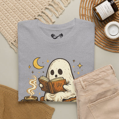 I Just Want To Read Ghost Halloween Comfortable Cotton T-Shirt
