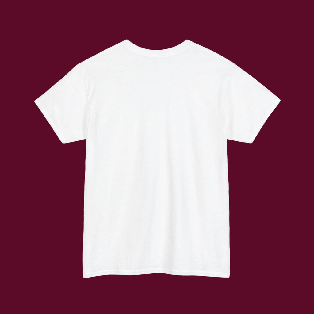 White t-shirt on a white background