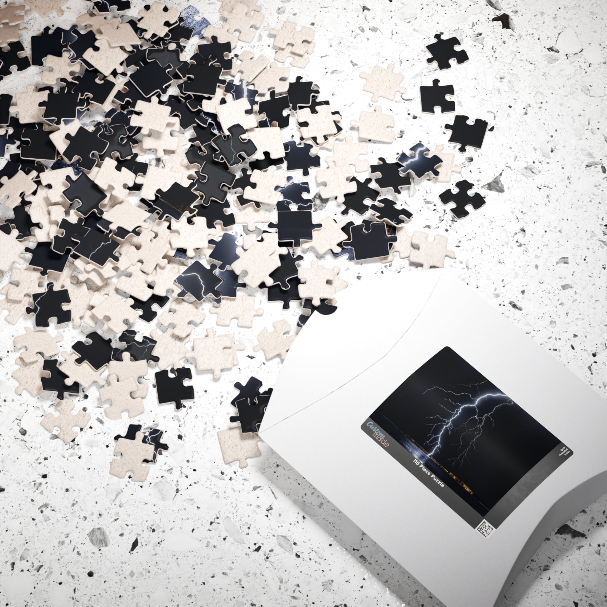Lightening Strikes Water Puzzle - 110 to 1014 Pieces
