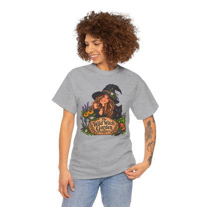 The Wild Witch Garden Halloween Cotton T-Shirt