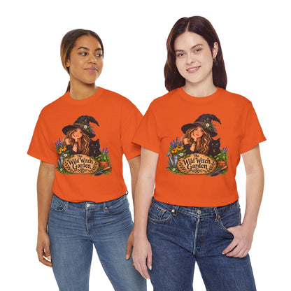 The Wild Witch Garden Halloween Cotton T-Shirt