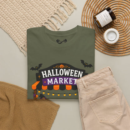 Halloween Market Comfortable Cotton T-Shirt