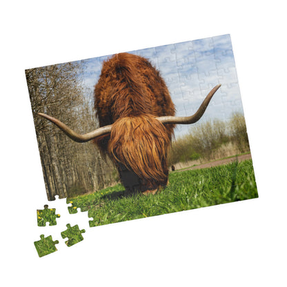 Highland Longhorn Cow Puzzle - 110 to 1014 Pieces