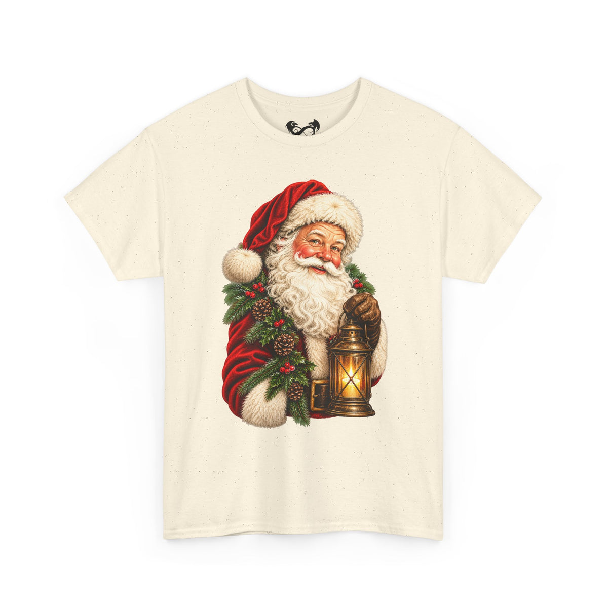 Vintage Style Santa Claus Comfortable Cotton T-Shirt