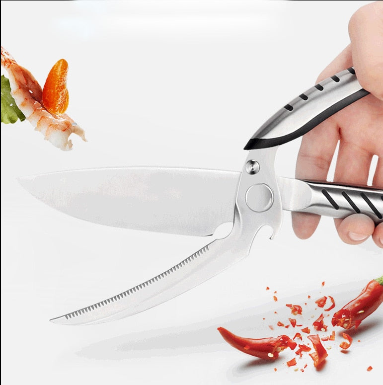 Heavy Duty Multi-Function Stainless Steel Chef Scissors
