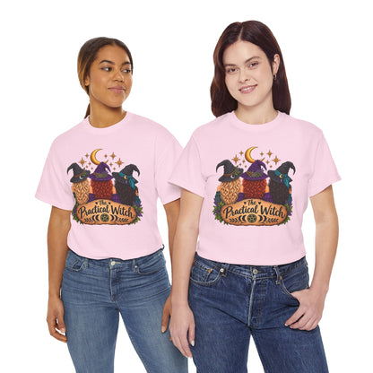 The Practical Witch Sisters Halloween Cotton T-Shirt