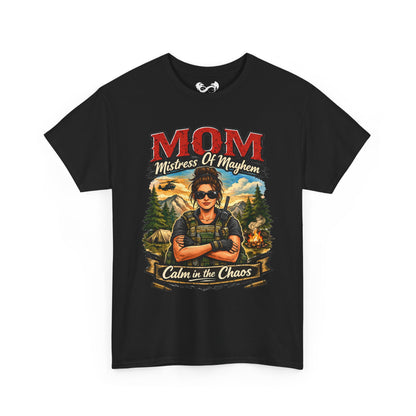 M.O.M. Mistress of Mayhem Outside Comfortable Cotton T-Shirt