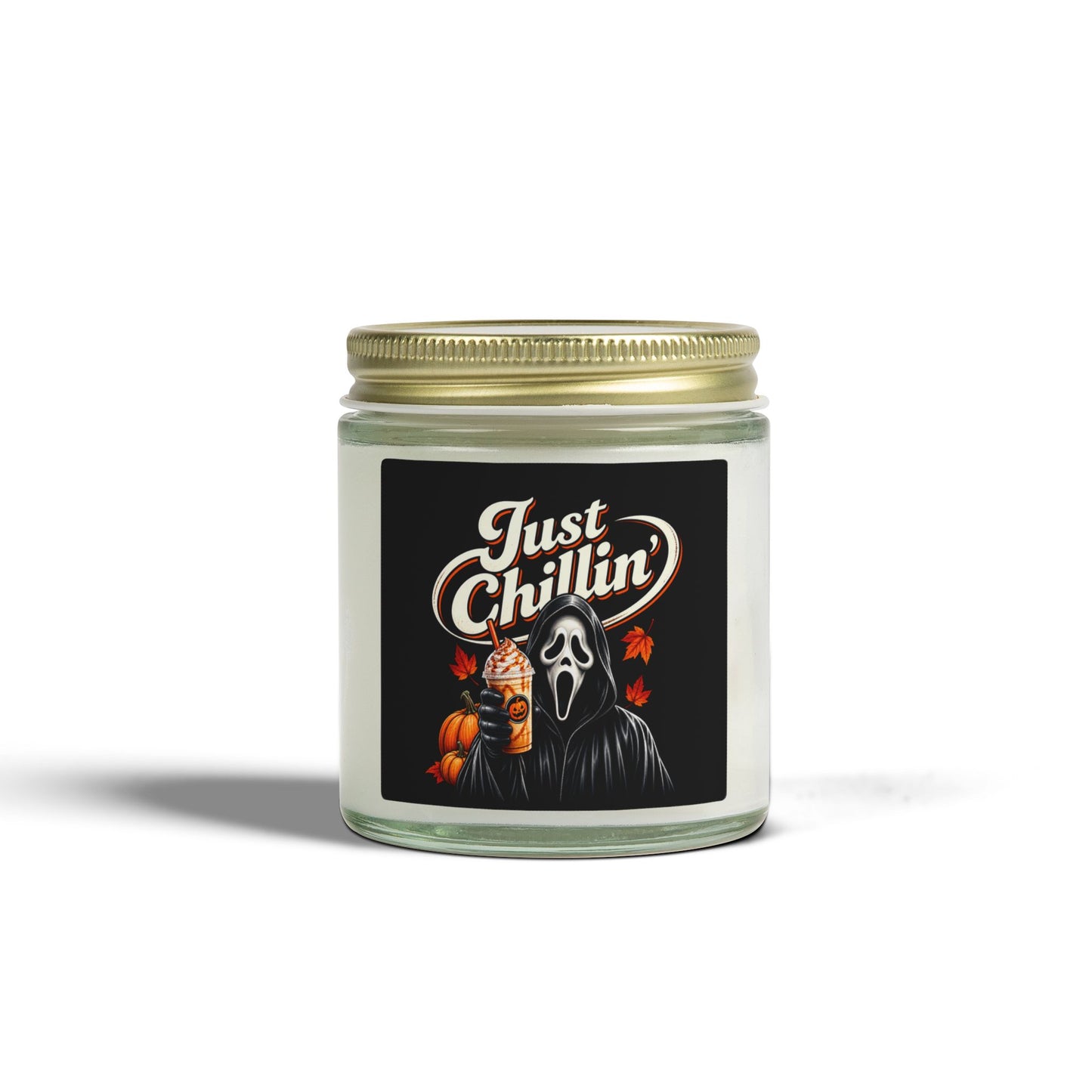 Just Chillin' Ghost Face Halloween Scented Candles (4oz/9oz)
