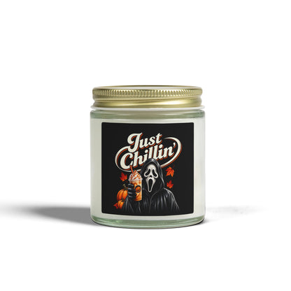 Just Chillin' Ghost Face Halloween Scented Candles (4oz/9oz)