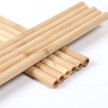 Switch to an eco-friendly option with our Biodegradable Natural Bamboo Straws. Made from sustainably-sourced bamboo, these straws are a great alternative to plastic. Say goodbye to single-use plastics and hello to a more environmentally-friendly choice. Help protect our planet, one sip at a time!