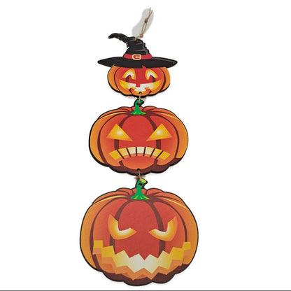 Hanging Halloween Wooden Sign Decorations