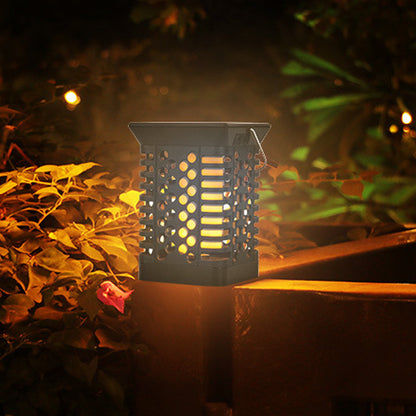 Light up your garden with this Solar Flame Garden Lamp. Powered by the sun, this lamp easily mounts on any surface and provides a warm, inviting light. Enjoy this stylish addition to your garden and make your evenings extra special.