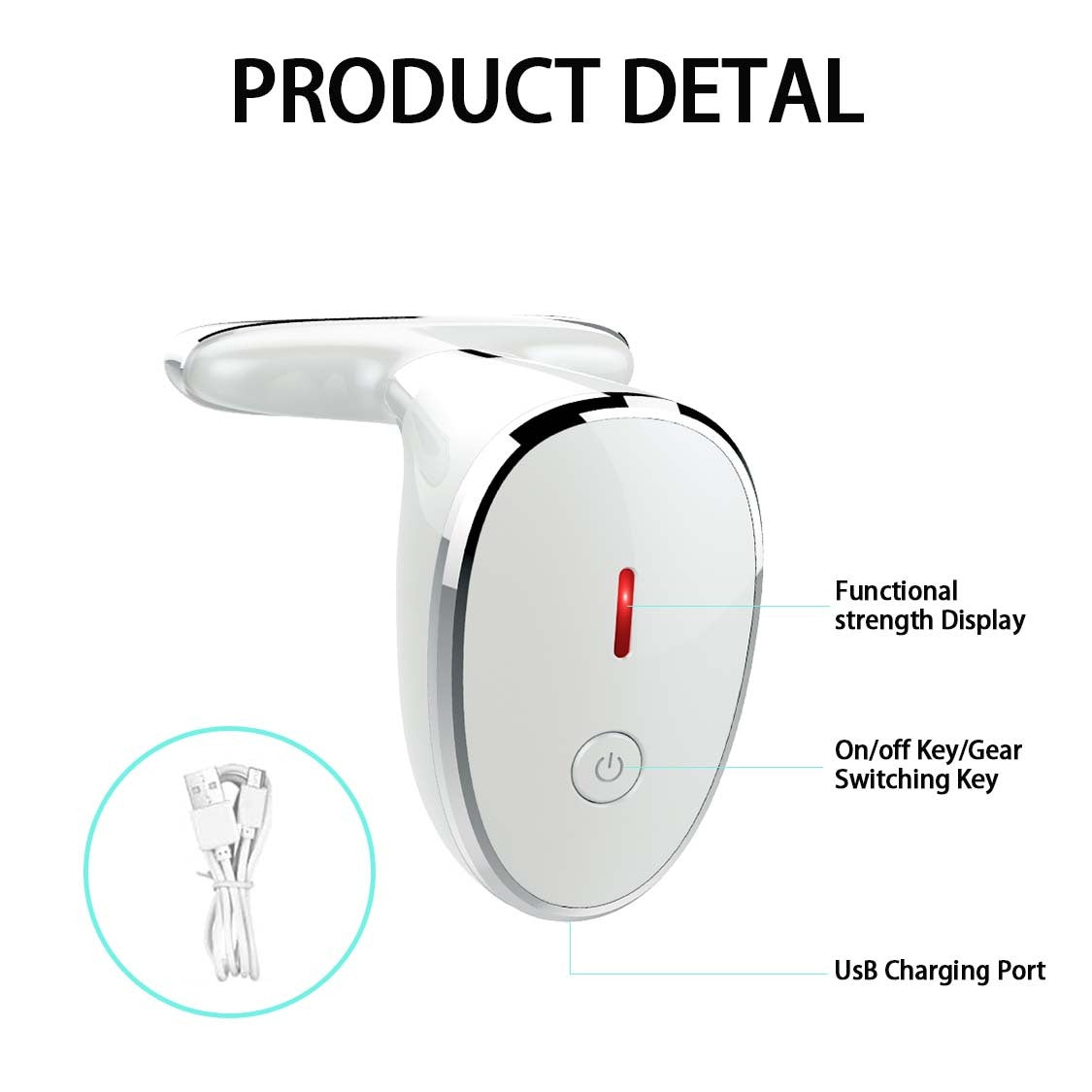 This Red Light Therapy Face Massager utilizes the power of red light therapy to improve skin tone, reduce wrinkles and fine lines, and promote collagen production. With regular use, this device can provide noticeable improvements in skin texture and appearance, leaving you with a rejuvenated and radiant complexion.