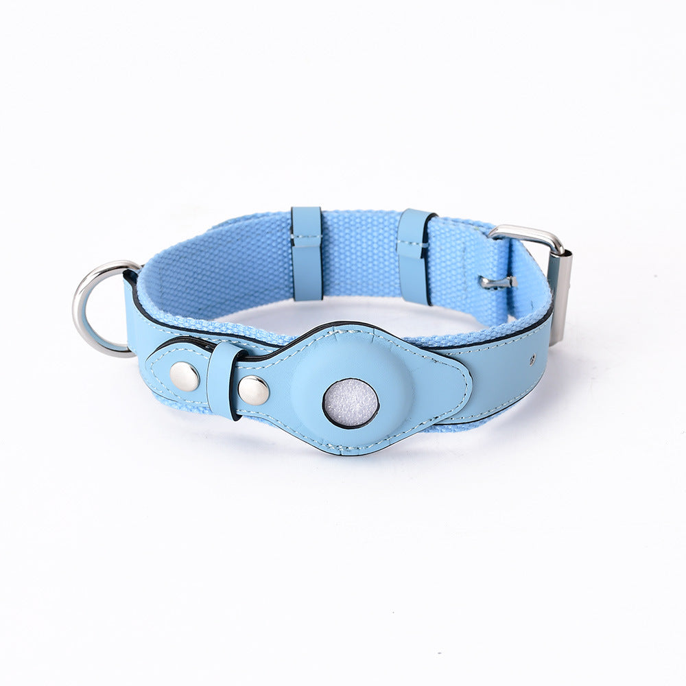 Protective Leather Airtag Cover Pet Collar. Keep your furry pal safe and secure with this luxurious cover that'll make them look paw-sitively good. 