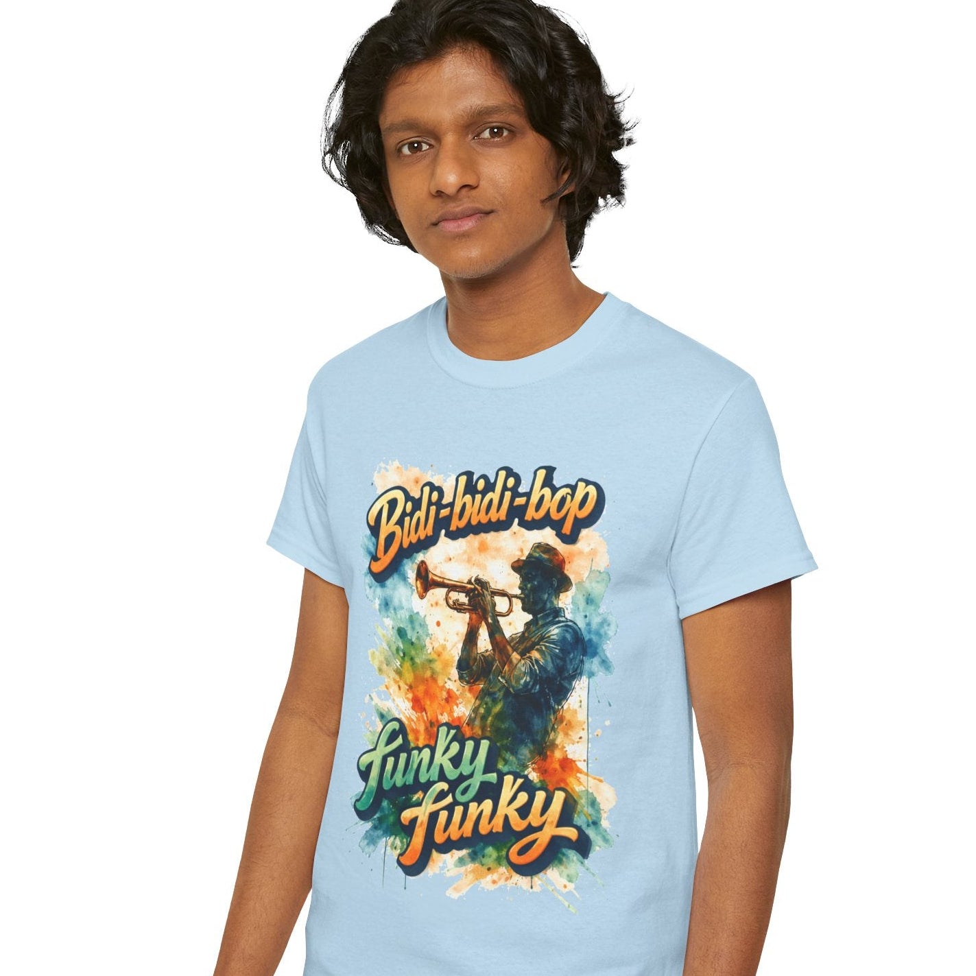 Bidi Bidi Bop Funky Funky Jazz Comfortable Cotton T-Shirt