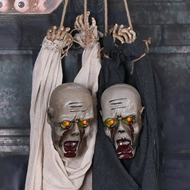 Transform your yard into a spooky adventure with our Halloween Hanging Skeleton Ghost Yard Décor! This bold and daring decoration will add a thrill to your Halloween festivities. Make your guests scream in delight as they come face to face with this ghastly ghost.