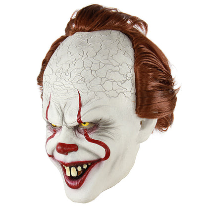 LED Halloween Creepy Clown Latex Masks