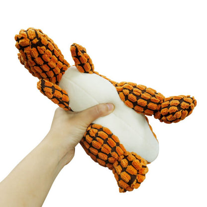 Introduce your pets new favorite furry friend to the thrill of the chase with our Cotton Pet Dinosaur Toy! Made of soft, durable cotton, this toy is perfect for interactive play and will provide hours of entertainment. Say goodbye to boredom and hello to a happy pet!