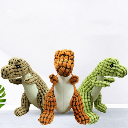 Introduce your pets new favorite furry friend to the thrill of the chase with our Cotton Pet Dinosaur Toy! Made of soft, durable cotton, this toy is perfect for interactive play and will provide hours of entertainment. Say goodbye to boredom and hello to a happy pet!