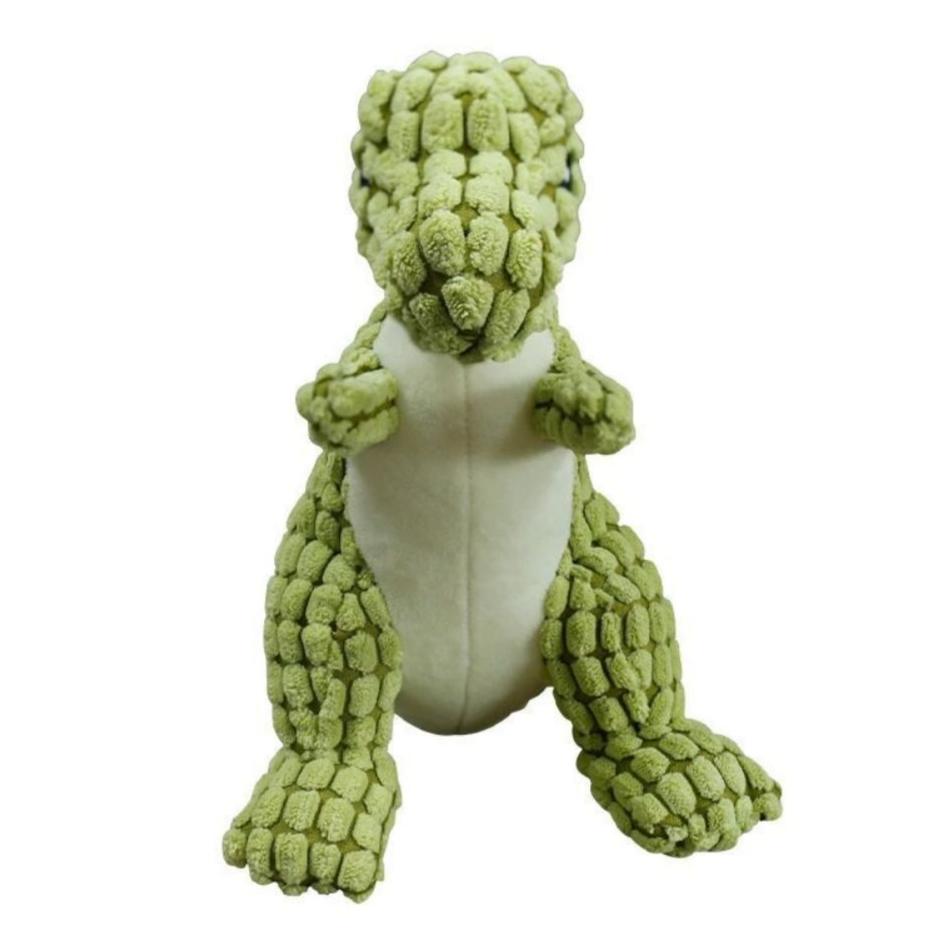 Introduce your pets new favorite furry friend to the thrill of the chase with our Cotton Pet Dinosaur Toy! Made of soft, durable cotton, this toy is perfect for interactive play and will provide hours of entertainment. Say goodbye to boredom and hello to a happy pet!