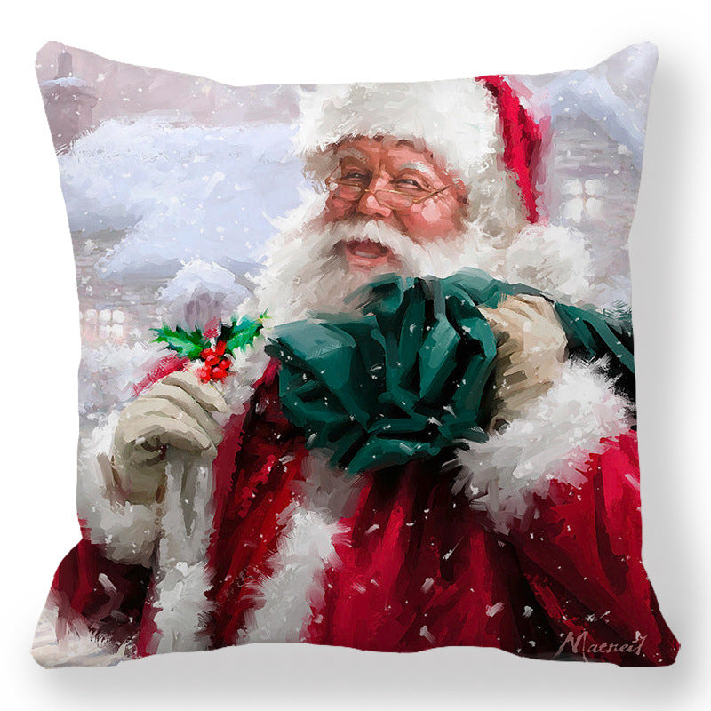 931430fdb38d7da823682d6881 
 0d8ca9  Transform your living space into a luxurious holiday wonderland with our Christmas Oil painting Peach Skin Plush Pillowcase. Made from premium materials, this pillowcase features a stunning oil painting design that adds an elegant touch to any room. 