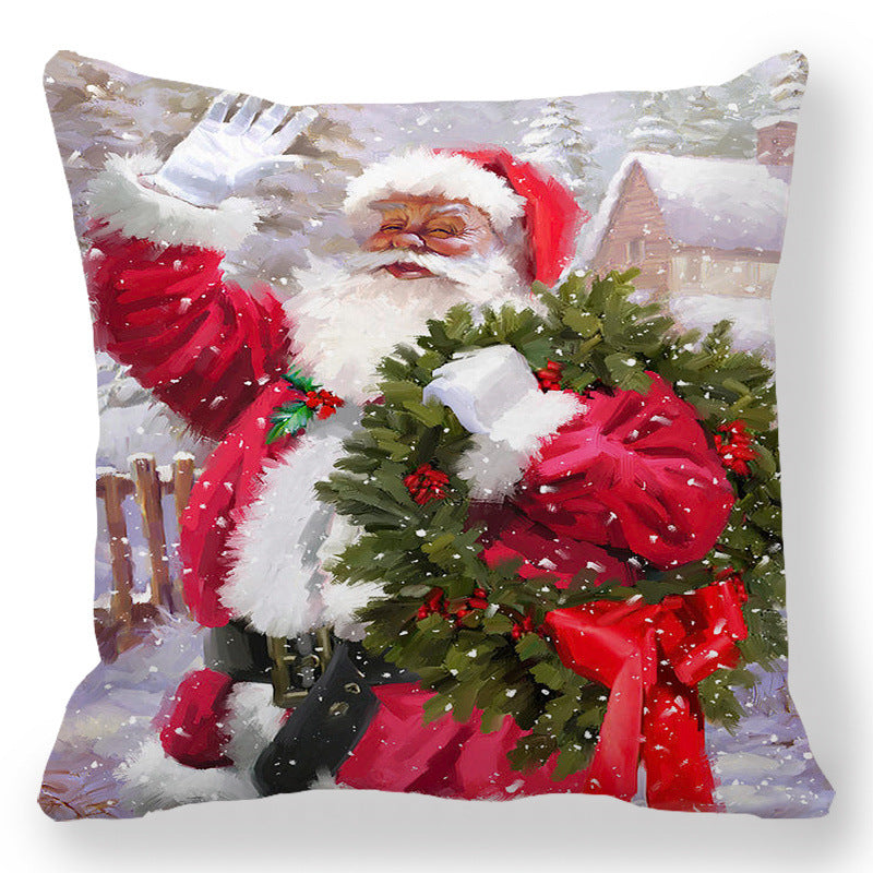 f736a373e810810585b83cc465dca6c3 Transform your living space into a luxurious holiday wonderland with our Christmas Oil painting Peach Skin Plush Pillowcase. Made from premium materials, this pillowcase features a stunning oil painting design that adds an elegant touch to any room. 