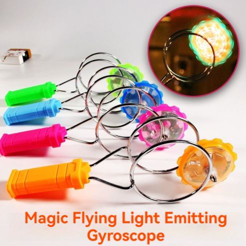 Magnetic Light Up Rotating Gyroscope Toy