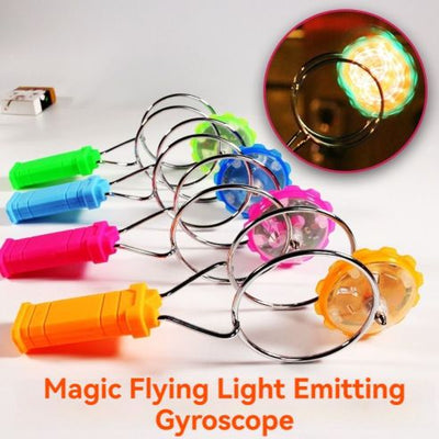 Magnetic Light Up Rotating Gyroscope Toy