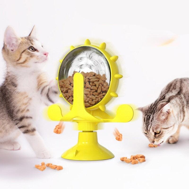 e59fa9ddb62bfadda33c31f87c32393d  Watch as your cat paws at the windmill, keeping them active and engaged. No more hairball boredom, just playful feline fun!