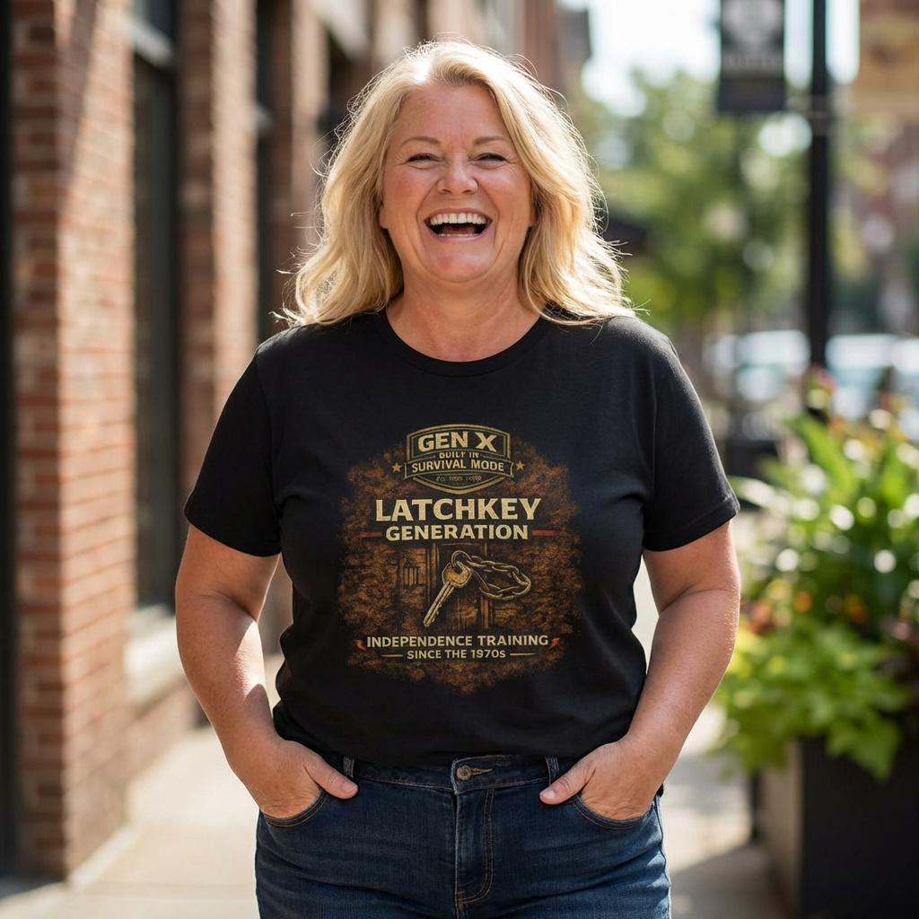 Gen X Survivor Latchkey Generation Comfortable Cotton T-Shirt