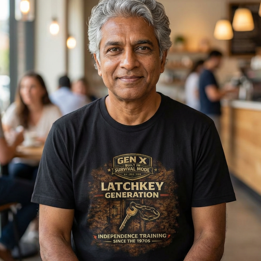 Gen X Survivor Latchkey Generation Comfortable Cotton T-Shirt