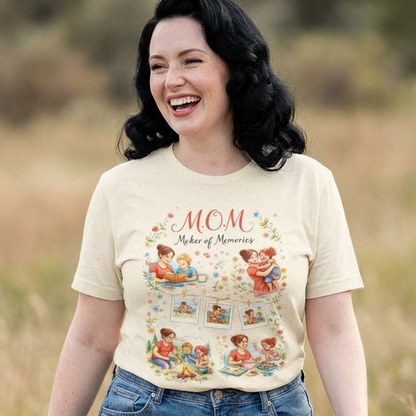 M.O.M – Maker of Memories celebrates the love, laughter, and everyday magic only a mom can create.