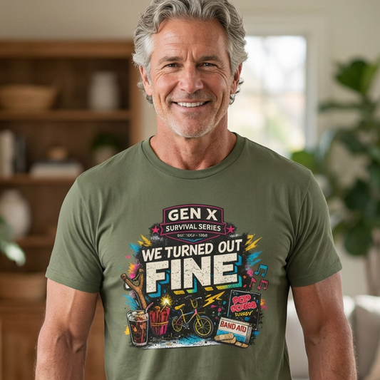 Gen X Series We Turned Out Fine Comfortable Cotton T-Shirt