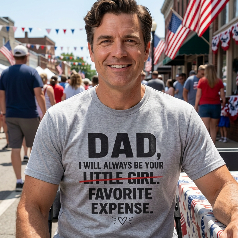 Dad's Little Girl Favorite Expense Cotton Tee