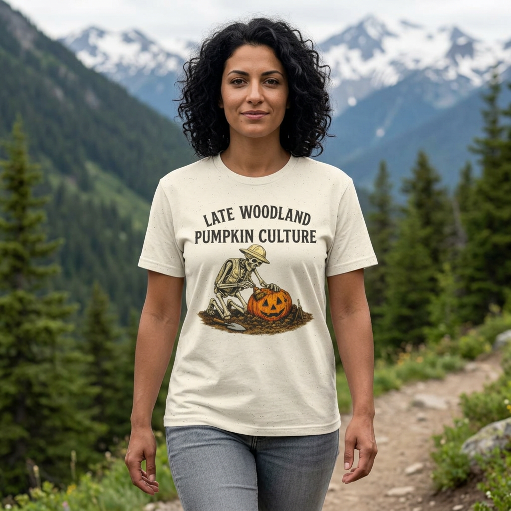 Late Woodland Pumpkin Culture Comfortable Cotton T-Shirt