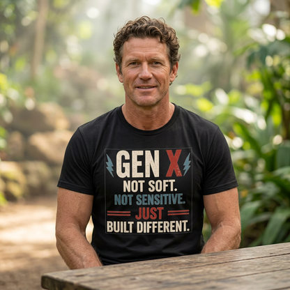 GenX Not Soft Just Built Different Cotton T-Shirt
