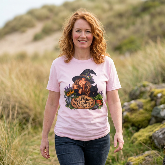 The Wild Witch Garden Halloween Cotton T-Shirt