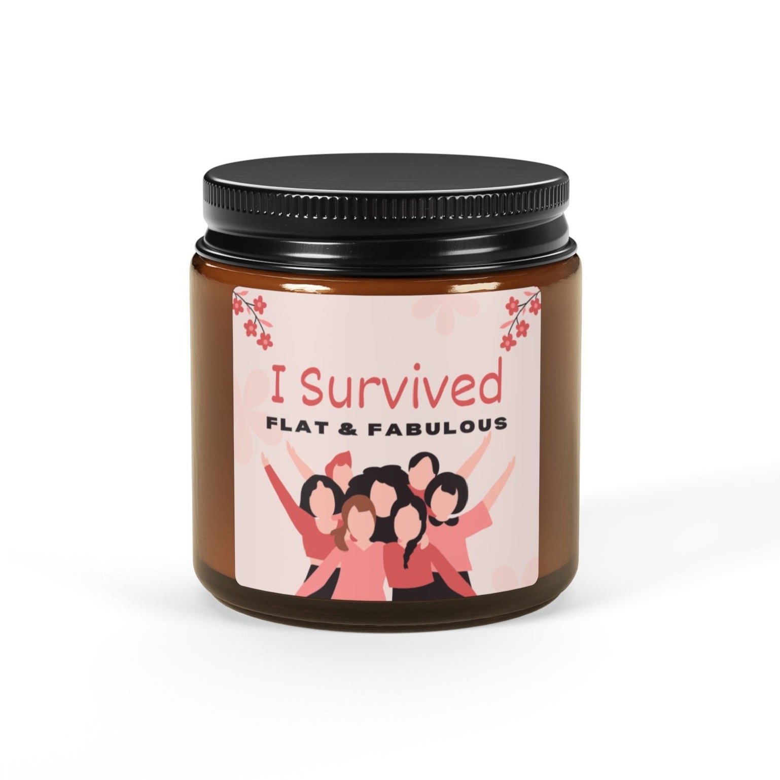 Find tranquil relaxation with I Survived Flat &amp; Fabulous Scented Soy Candles. Filled with a calming scent and made from natural soy, these candles are perfect for unwinding after a stressful day. Let the gentle flicker of the flame melt your worries away.