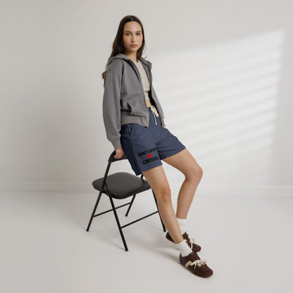 Lightweight "Don’t Spike My Cortisol" Fleece Lounge Shorts