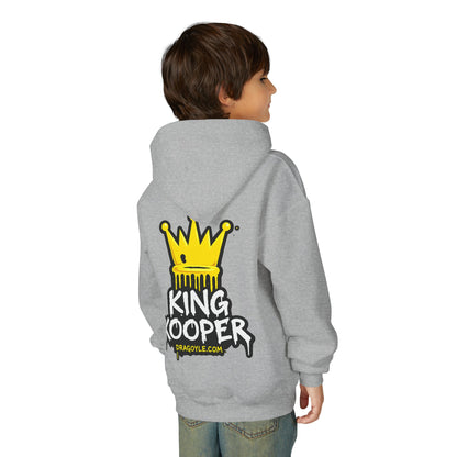 Youth Hoodie "King Kooper" Drippy Crown Graphic Sweatshirt
