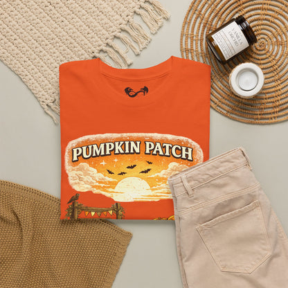 U Pick Pumpkin Patch Comfortable Cotton Halloween T-Shirt