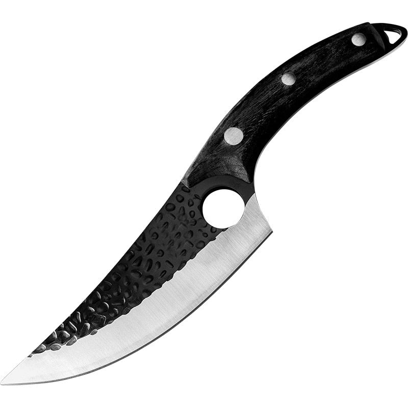 High Clad Steel Forged Serbian Butcher Knife