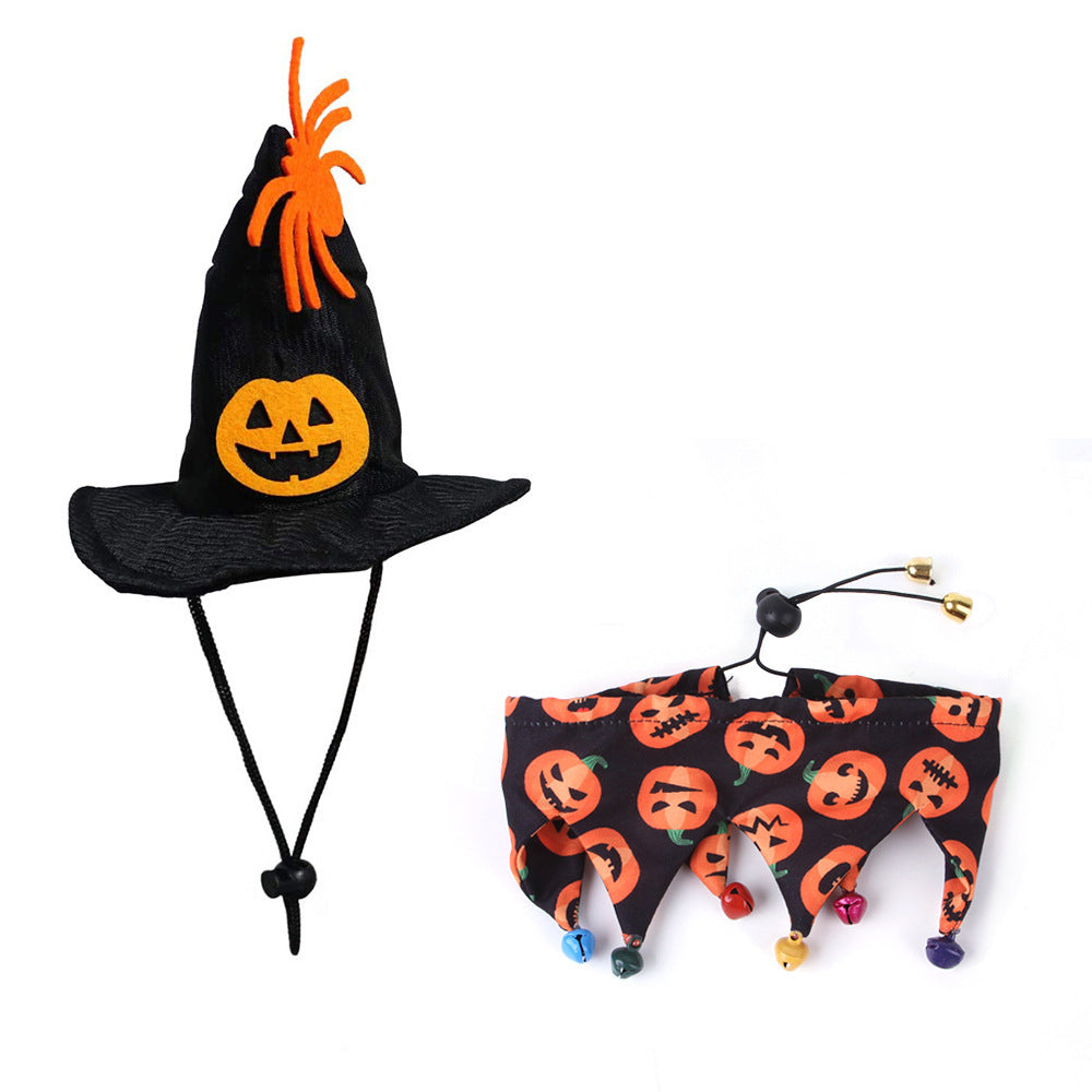 Step into the spooky scene with this Halloween Cat Hat &amp; Scarf Costume. Featuring sleek, pointed cat ears and a matching scarf, it adds a fierce touch to your festive outfit. Perfect for turning heads at any party or haunting, this set combines comfort with bold style to unleash your inner night prowler.